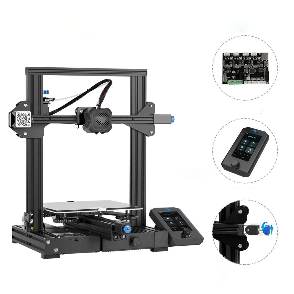 Imprimante 3D Creality Ender-3 V2 Neo , 220 x 220 x 250 mm, nivellement  automatique à 159€ (entrepôt Pologne)