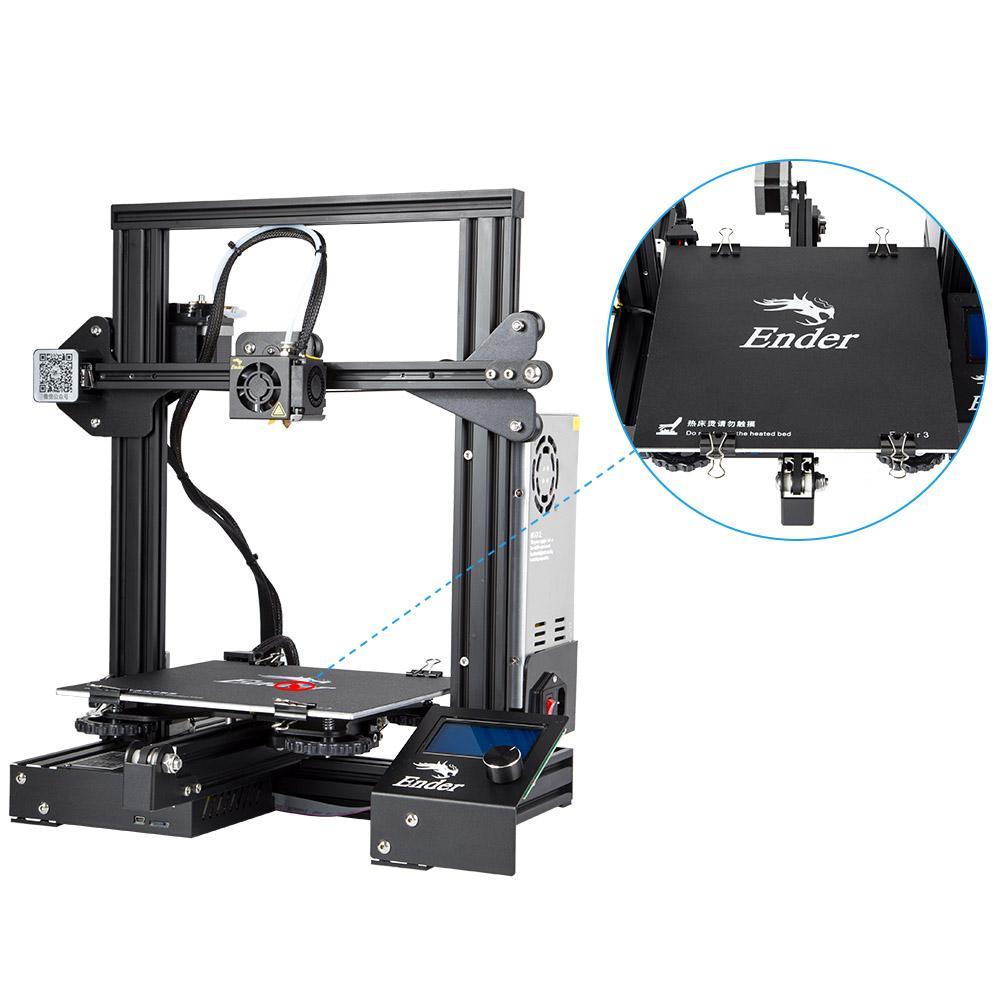 Official Creality Ender 3 3D Printer Fully Open Source with Resume Printing  Function DIY 3D Printers Printing Size 8.66x8.66x9.84 inch