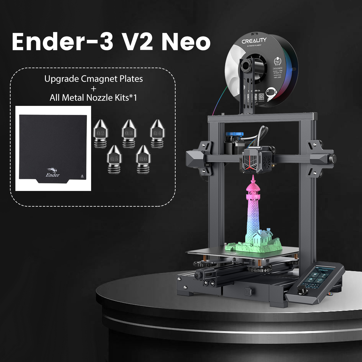 Creality Ender-3 V2 Neo 3D Printer with CR Touch Auto-leveling