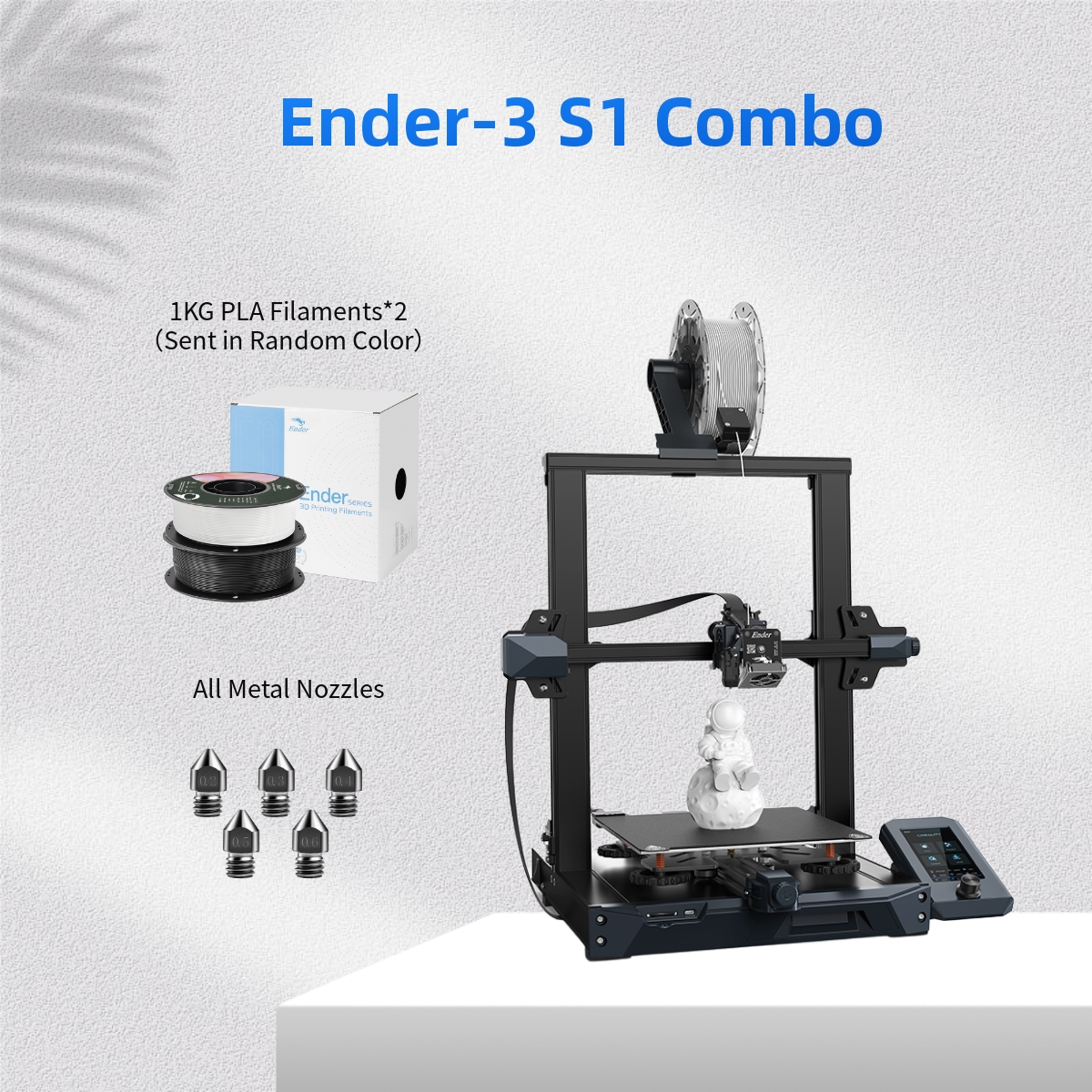 Imprimante 3D Creality Ender-3 S1 avec plaque de construction PEI