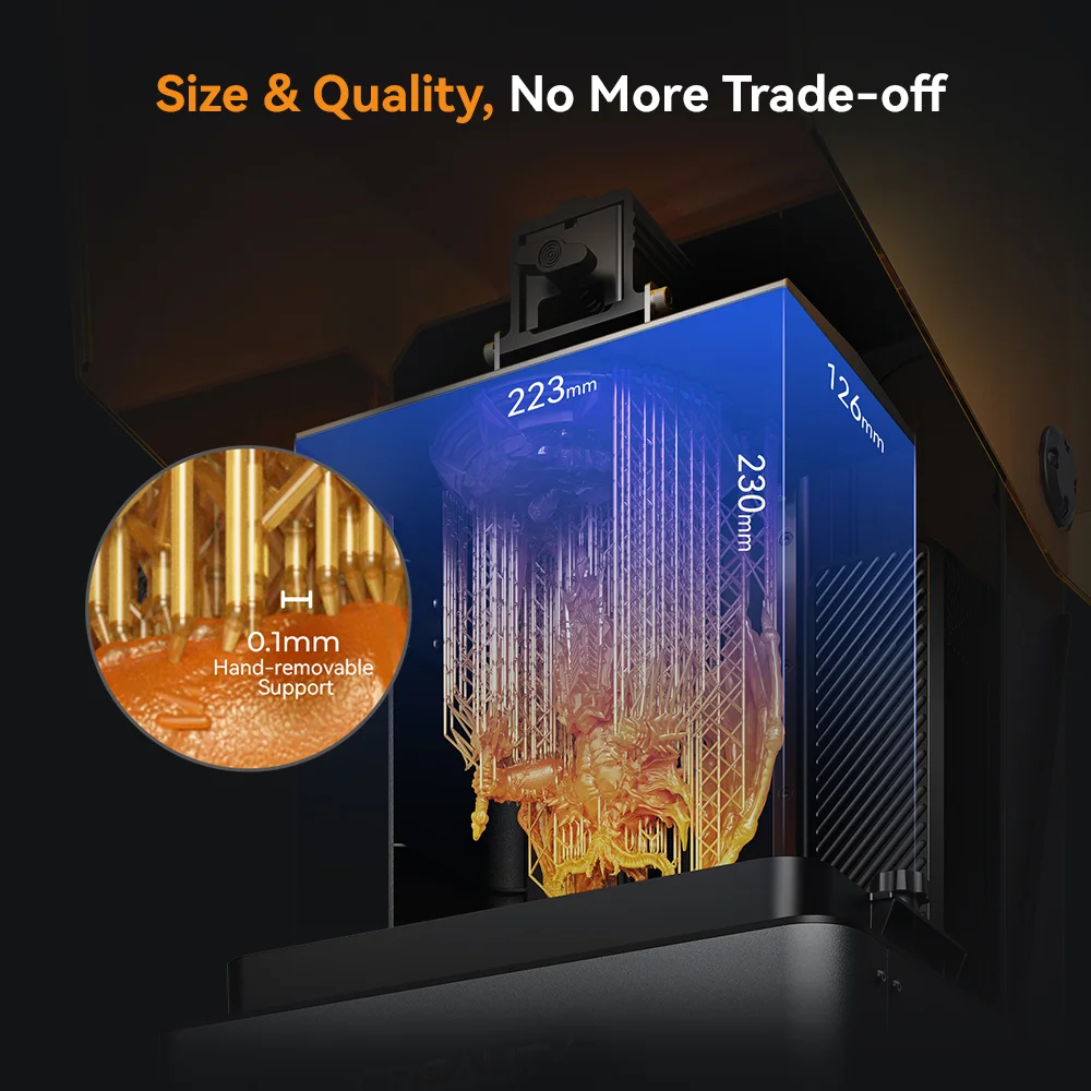 Creality Halot Mage S 14K Resin 3D Printer 