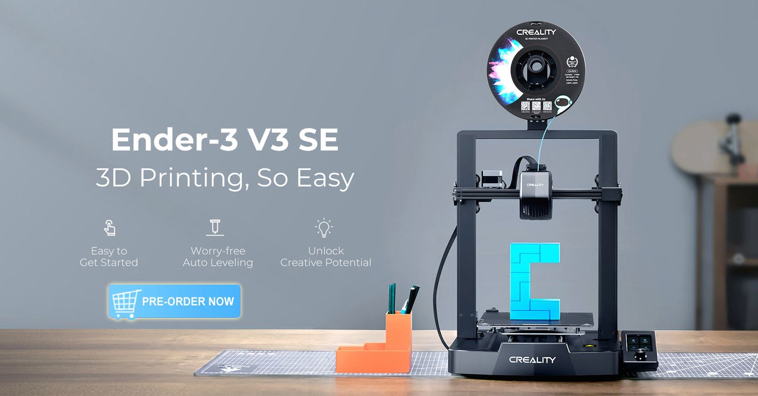 Creality Ender 3 - 3D-Drucker mit 220 x 220 x 250mm Bauraum