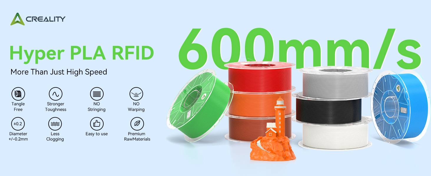 RFID Hyper PLA Filament 1.75mm 1kg